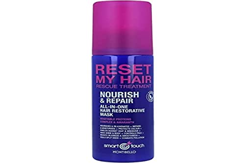 Montibello Smart Touch Reset My Hair Rescue Tratamiento 150 ml, Azul, Estándar, 150