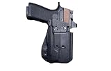 Black Kydex IWB Holster Compatible with Sig Sauer P320 Compact Inforce APLc
