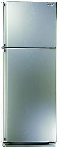 ثلاجة نوفروست باب مزدوج من شارب SJ 58C SL ، 449 ليتر، فضي , ...