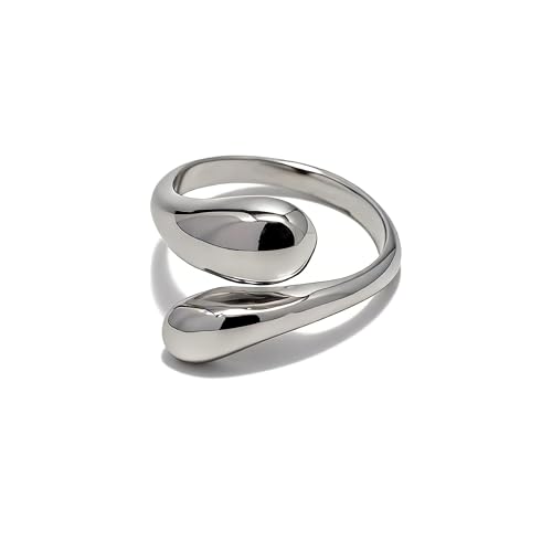 Bague de pouce dorée en acier inoxydable éclatant qui ne ternit pas