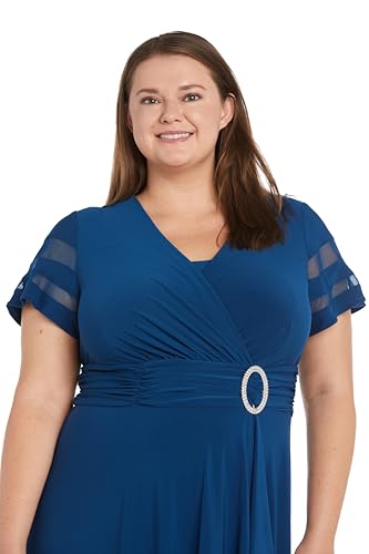 Image of R&M Richards Women's Allegra Cascade Dress