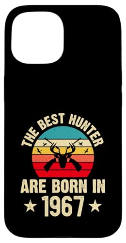 The Best Hunter Are Born in 1967 Funny Say Hunting Lover �X�}�z�P�[�X iPhone 15 �p
