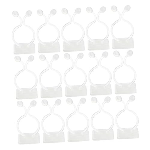 DOITOOL 50個 自粘式植物クライミングフック 壁面用ガーデニング固定具 藤蔓支柱ホルダー 省スペースで植物の枝を整えるホワイト