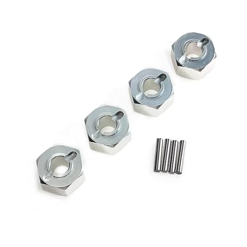 RC�J�[�p�[�c�A�N�Z�T���[ For MJX For HYPER For GO 14210 14303 16207 16208 1/14 1/16 RC�J�[�z�C�[���Z�p�s��12mm�A�_�v�^�[�Z�p�R�l�N�^(White)