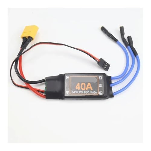 Variateur brushless 40A UBEC 5V Lipo 2-4S pour multirotor et voilure fixe