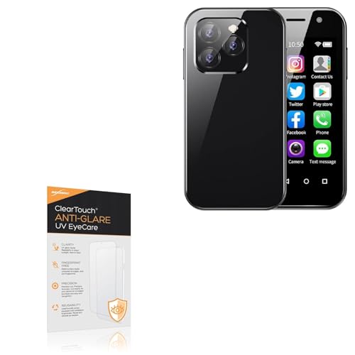BoxWave Screen Protector Compatible With Sudroid XS14 Pro - ClearTouch Anti-Glare Anti-UV EyeCare (2-Pack), Filters out Harmful Blue Light Reduce Fatigue