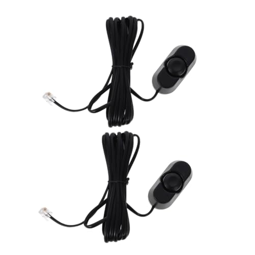 Warmhm 2 Pièces Contrôleur de Volume pour Subwoofer Auto à Distance de Amplificateur Commande Facile Durable et Accessoire Audio Automobile