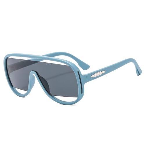 Nuances UV400 de style unique et finitions creuses haut de gamme bleu gris