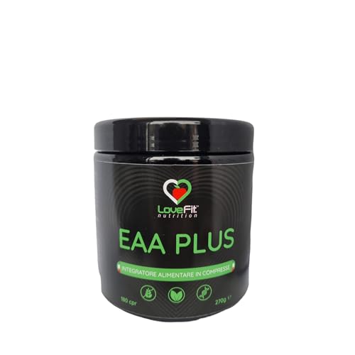 EAA Plus 180 cpr - 340g Integratore alimentare in compresse a base di aminoacidi essenziali EAA
