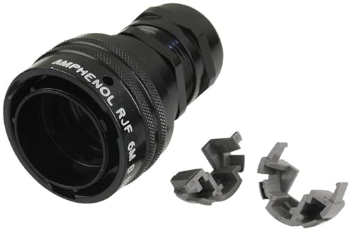 AMPHENOL PCD RJF6MB RJ Field ETHERNET Conn, Plug, 8WAY Cable