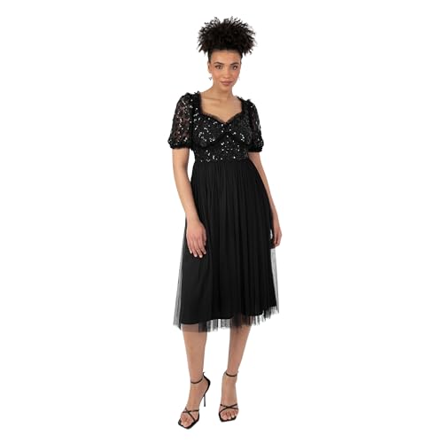 Robe Maya Deluxe design exclusif ornée de perles délicates