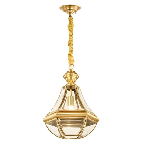 Lanterne laiton antique pour couloir sombre solution éclairage vintage élégante