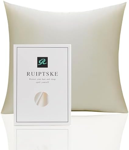 Taie d'oreiller en Soie pour Oreiller 100% Soie 22 Mommes Certifi...