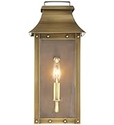 Acclaim Lighting 8413AB | Vintage Solid Brass One Light Dimmable Wall Mounted Outdoor Wet Rated L...