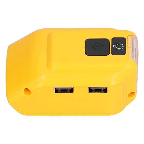 Convertidor de Luz de Trabajo de Cargador de Batería con Puertos USB Duales, Adecuado para Baterías de Litio de 14 V - 22V, Luz de Emergencia de Salida de 12 V para (con - imagen 9