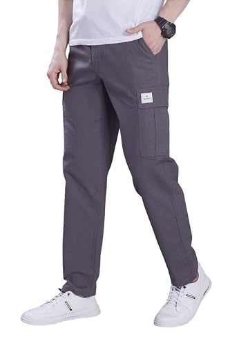 Image of DIVISIVE Men's Loose Fit Linen Blend Cotton Cargo Pants