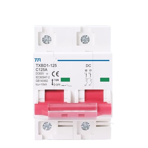 Disjoncteur solaire photovoltaïque 100A CC 600V pour interrupteur de batterie
