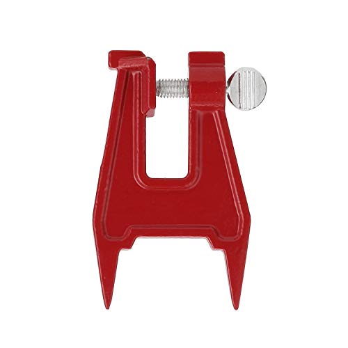 Iron Chainsaw Guide Bracket Gasoline Electric Saw Grinding Chainsaw Stents Grinding Chain Auxiliary Tools Chain Filing Vise Fixed Making Tools (Color : Red)