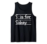 Funny Name S is for Sidney Kindergarten Tag Kids