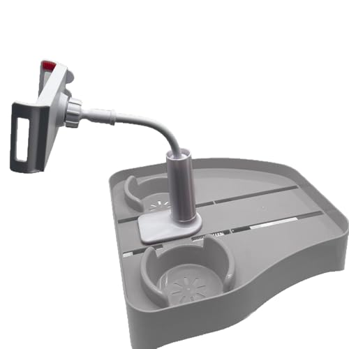 Facilità di viaggio supporto per telefono da piscina portatile regolabile e portabicchieri Design impermeabile per strumento di intrattenimento meno per con porta