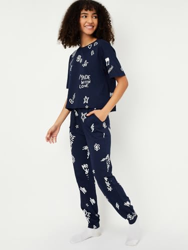 Image of Max Plus Size Women Printed PJ Set