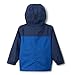 Columbia Youth Boys Rain-Zilla II Jacket, Collegiate Navy/Mountain Blue, Large