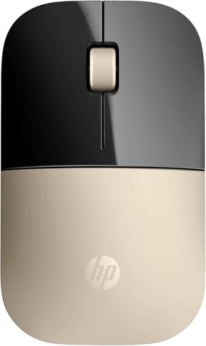 Miniatura 6 de HP Z3700 - Ratón inalámbrico (1200 PPP, 2 Botones y Rueda Desplazable, Batería 16 Meses de Duración, Tecnología LED Azul, Windows), Color Dorado