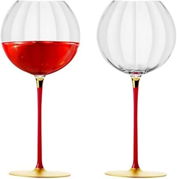 Amazon | ワイングラス クリスタル ワイン グラス ゴールド ベース