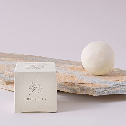 ERIGERON All-In-One Vegan Cruelty-Free All Natural Ingredients Handmade Snow Oatmeal Shampoo Bar with Zero Waste Box Packaging - Image 3