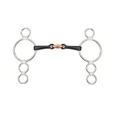 Shires Mors releveur 3 anneaux, BLKSWI, 12,7 cm...