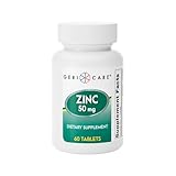 GeriCare Zinc Sulfate 50 mg Essential Mineral Supplement, Supports Immune Function, Antioxidant Activity...