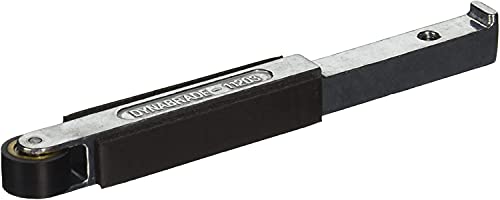 Dynabrade (11203) Contact Arm Assembly | 5/8" Diameter x 3/8" Wide, Rubber Wheel, with 1/2" (13 mm) Wide Platen | For 1/2" (13 mm) Wide x 18" (457 mm) Long Belts by Dynabrade - Used condition - US$49.17
