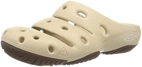 KEEN Women's yogui Comfortable Slip On Clog Style, Safari/Silver Birch, 11