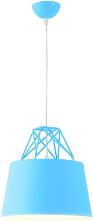 Suspension colorée moderne, luminaire industriel en métal aux finitions soignées