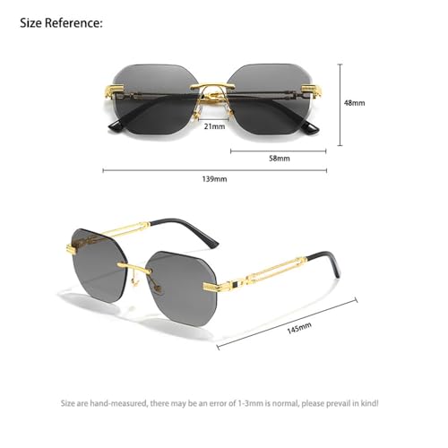 Lunettes de soleil polygones légères pour éviter la fatigue