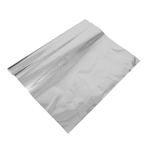 KONTONTY Miroir Autocollant Mural Étanche DIY Film Miroir pour Salle De Bain Design Personnalisable Facile à Appliquer sur Surfaces Lisses