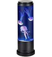 YATOSEEN Kwallen lavalamp, led, rustige sfeerkwallen, aquariumlicht, 16 kleurveranderingen, afstandsbediening, elektrische kwallen, lamp voor woondecoratie en cadeaus voor volwassenen en kinderen