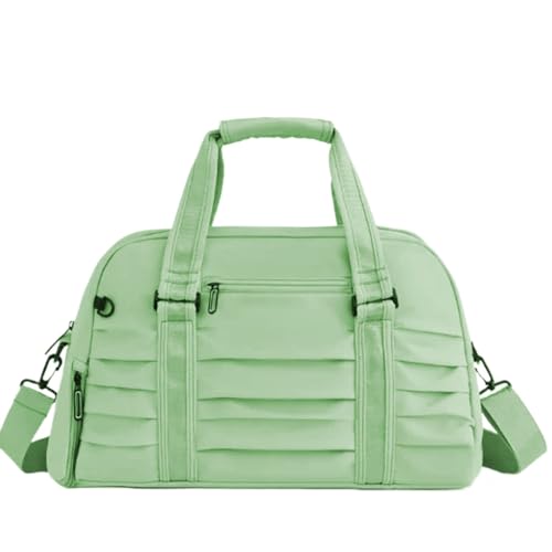 Bolsa de viagem impermeavel de grande capacidade, bolsa de ombro de fitness esportiva(verde)