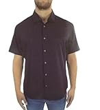 Jachs New York Men's Gravityless Ultra Light Stretch Short Sleeve Button Down Shirt (US, Alpha, Medium, Regular, Regular, Black)
