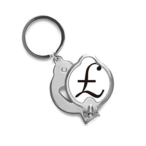 Symbole monétaire Livre cutter trimmer pour manucure des ongles