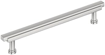 Signature Hardware 954047-7916 Gilderoy 7-9/16 Inch Center to Center Bar Cabinet Pull - Polished Chrome