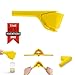 Dreamfarm Original Lemon Fluicer Easy-Squeeze Fold-Flat Citrus Juicer - 10 Inch, Suits Lime & Lemon