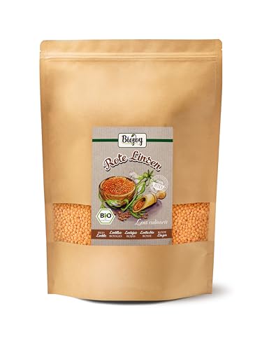 Biojoy BIO-Linsen rot (2,5 kg), getrocknet und ganz, ohne Zusätze Biojoy BIO-Linsen rot (2,5 kg), getrocknet und ganz, ohne Zusätze