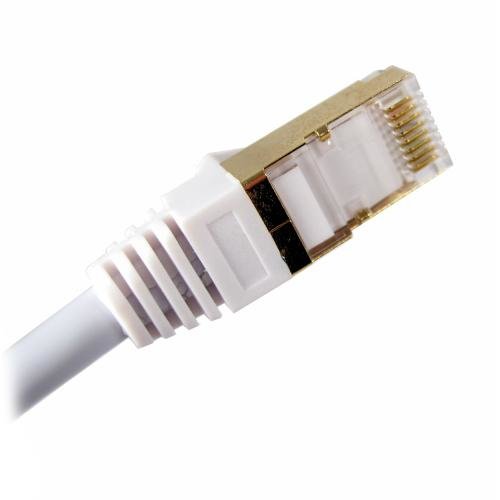 Cables Unlimited Cat7 Shielded 600Mhz Patch Cables 7 Feet White