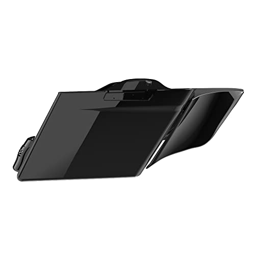 Advanblack 4.5" Dual Uncut Extended Saddlebags, Stretched Side Covers, Rear Fender Extension Fit For 2014+ Harley Touring, Road Glide Special, Street Glide #TOP1