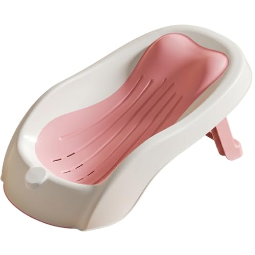 Baignoire pour nouveau-nés support de bain pliable siège bébé maille antidérapante