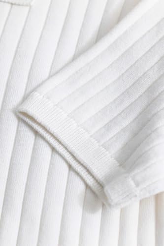 Image of Veirdo Men's Casual Ribbed Polo Collar Knit T-Shirt | Regular Fit Half Sleeve Polo for Men | Flat Knit Textured T-Shirt Perfect for Office, Party, Travel