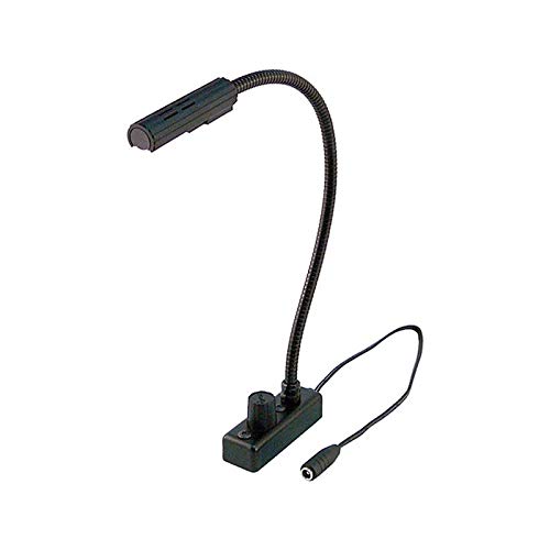 Littlite - AN-TE12E-LED - ANSER Lamp Set. 12 Gooseneck and Dimmer Integrated into Chassis. Euro Power Supply.