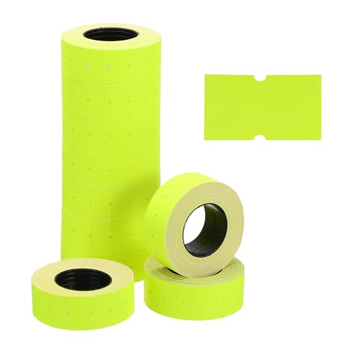 Étiquettes pour pistolet à prix PATIKIL en puzzle jaune à forte adhérence