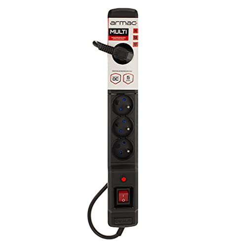 ARMAC Surge Protector Multi M6 10 m 6 x Brake Outlets Black, multi-coloured - Image 3